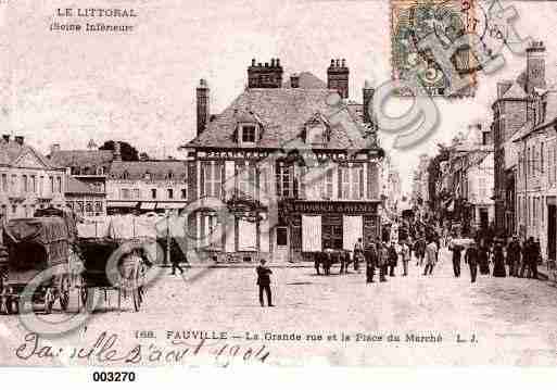 Ville de FAUVILLEENCAUX, carte postale ancienne