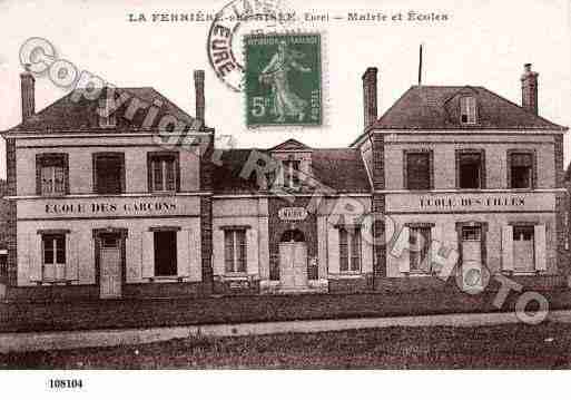 Ville de FERRIERESURRISLE(LA), carte postale ancienne