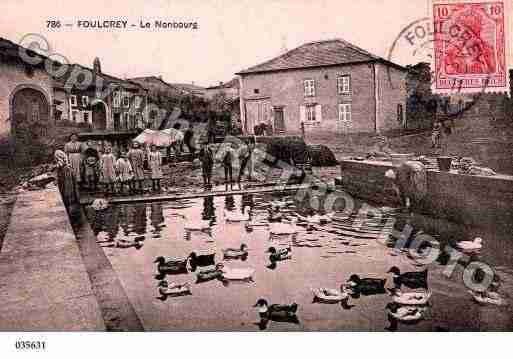 Ville de FOULCREY, carte postale ancienne Ville de FOULCREY, carte postale ancienne