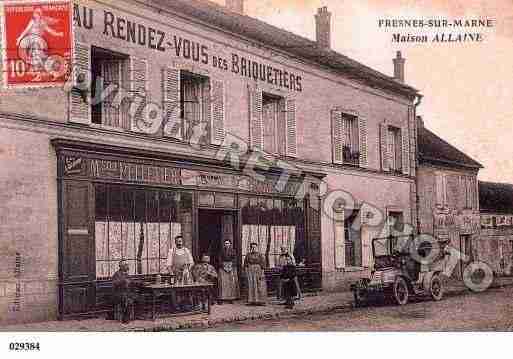 Ville de FRESNESSURMARNE, carte postale ancienne