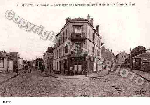 Ville de GENTILLY, carte postale ancienne Ville de GENTILLY, carte postale ancienne