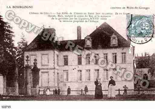 Ville de GILLYLESCITEAUX, carte postale ancienne