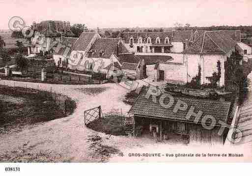 Ville de GROSROUVRE, carte postale ancienne