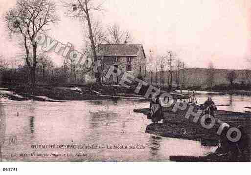 Ville de GUEMENEPENFAO, carte postale ancienne