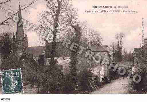 Ville de GUENIN, carte postale ancienne