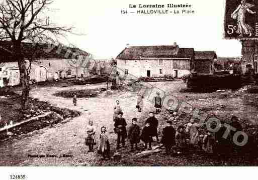 Ville de HALLOVILLE, carte postale ancienne