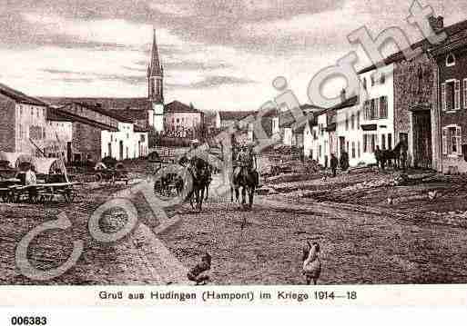 Ville de HAMPONT, carte postale ancienne