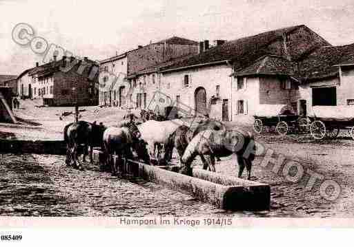 Ville de HAMPONT, carte postale ancienne