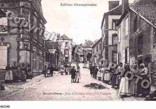 Ville de HAUTVILLERS, carte postale ancienne