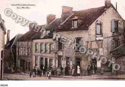 Ville de HAUTVILLERS, carte postale ancienne