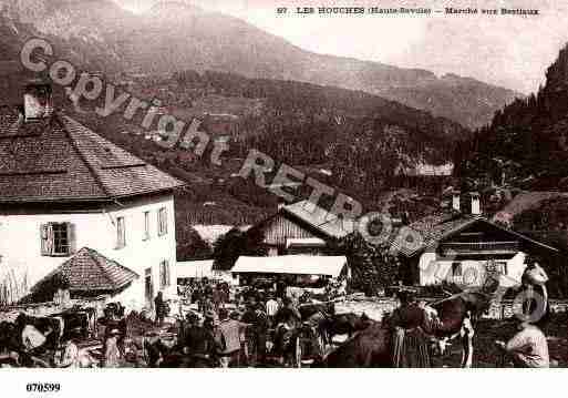 Ville de HOUCHES(LES), carte postale ancienne