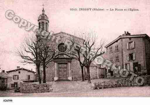 Ville de IRIGNY, carte postale ancienne