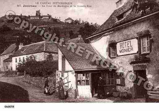 Ville de JOURSAC, carte postale ancienne
