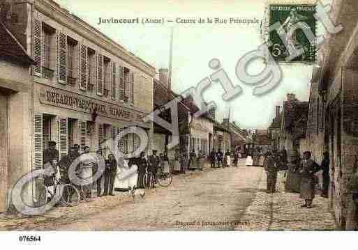 Ville de JUVINCOURTETDAMARY, carte postale ancienne