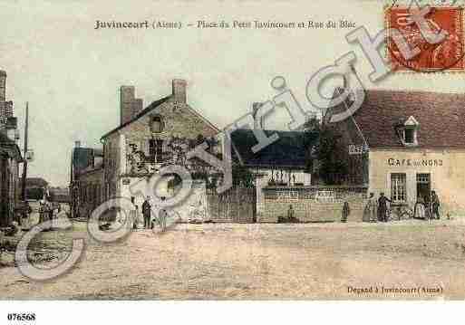 Ville de JUVINCOURTETDAMARY, carte postale ancienne