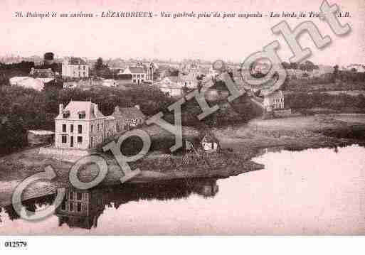 Ville de LEZARDRIEUX, carte postale ancienne
