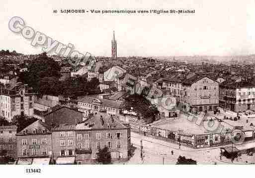 Ville de LIMOGES, carte postale ancienne