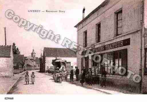 Ville de LIVERDYENBRIE, carte postale ancienne