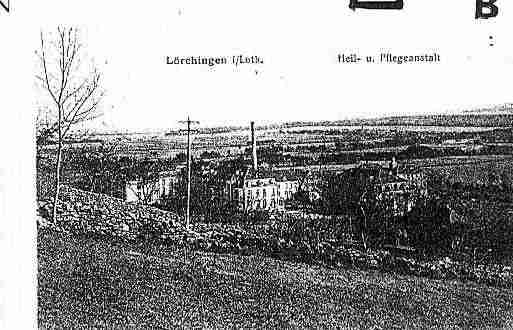 Ville de LORQUIN, carte postale ancienne