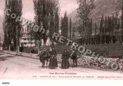 Ville de LUZ, carte postale ancienne