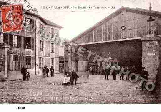 Ville de MALAKOFF, carte postale ancienne