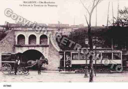 Ville de MALAKOFF, carte postale ancienne