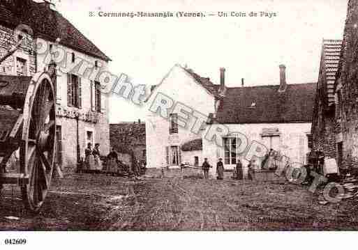 Ville de MASSANGISCIVRY, carte postale ancienne