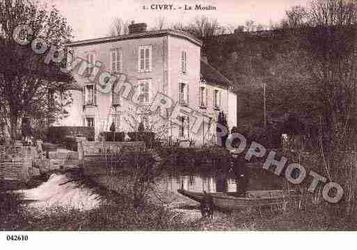 Ville de MASSANGISCIVRY, carte postale ancienne