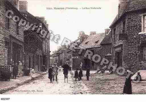 Ville de MAURON, carte postale ancienne