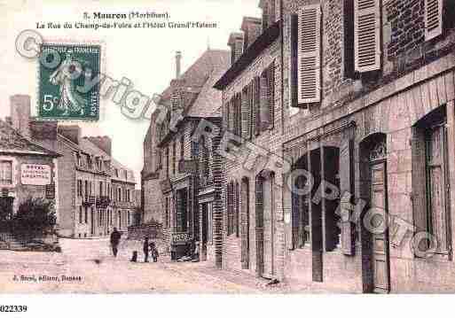 Ville de MAURON, carte postale ancienne