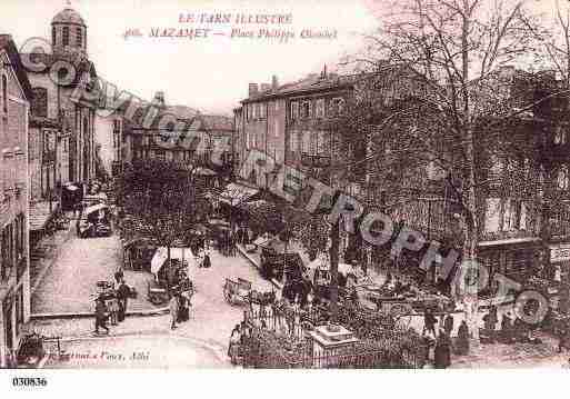 Ville de MAZAMET, carte postale ancienne