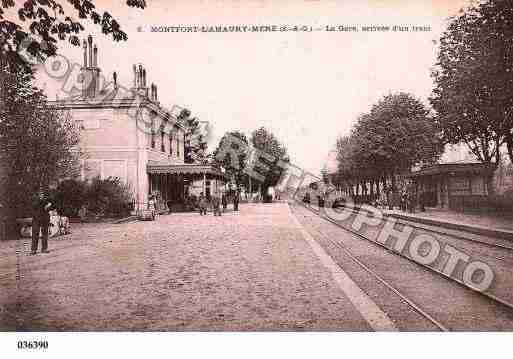 Ville de MONTFORTL'AMAURY, carte postale ancienne