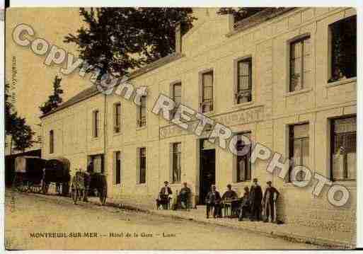 Ville de MONTREUILSURMER, carte postale ancienne