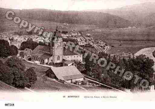 Ville de MORTEAU, carte postale ancienne