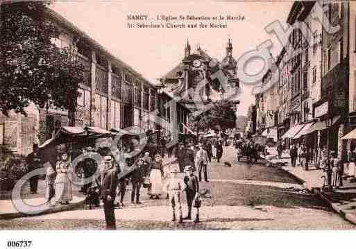 Ville de NANCY, carte postale ancienne