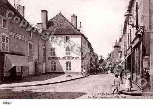 Ville de NEUFCHATEAU, carte postale ancienne