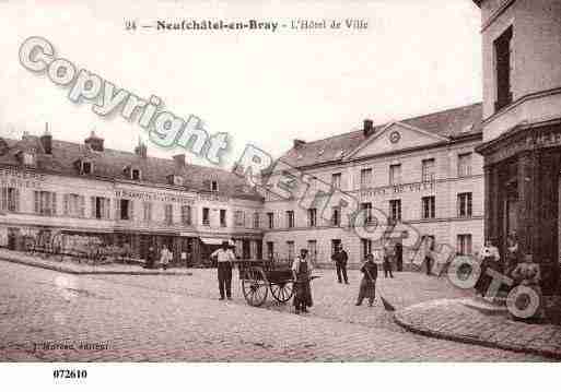 Ville de NEUFCHATELENBRAY, carte postale ancienne