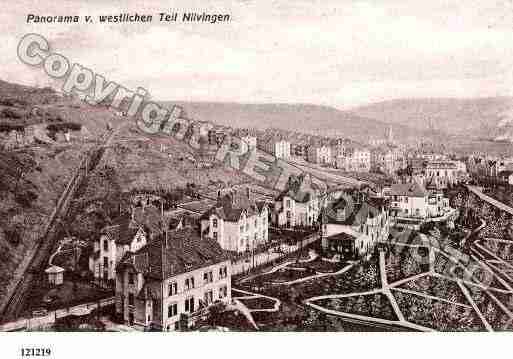 Ville de NILVANGE, carte postale ancienne