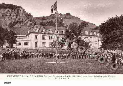 Ville de OBERMORSCHWIHR, carte postale ancienne