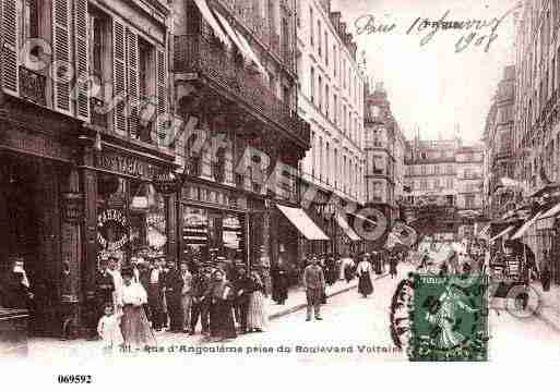 Ville de PARIS11, carte postale ancienne