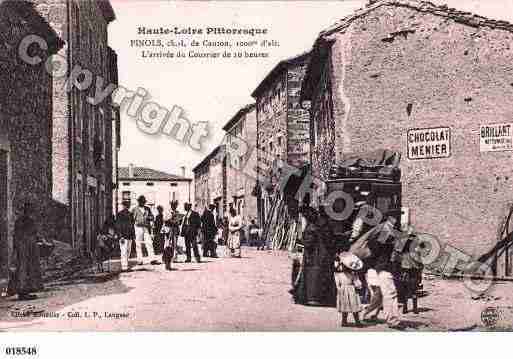Ville de PINOLS, carte postale ancienne