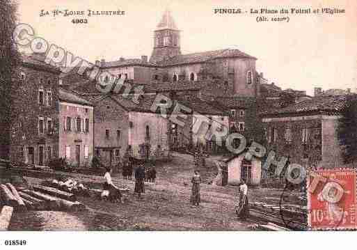 Ville de PINOLS, carte postale ancienne