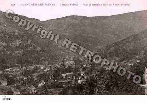 Ville de PLANCHERLESMINES, carte postale ancienne Ville de PLANCHERLESMINES, carte postale ancienne