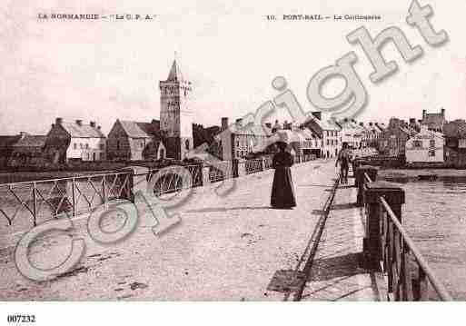 Ville de PORTBAIL, carte postale ancienne