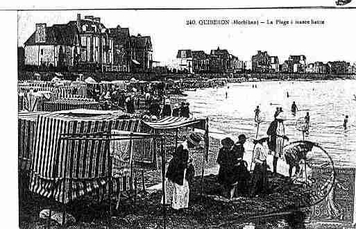 Ville de QUIBERON, carte postale ancienne
