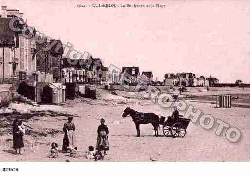 Ville de QUIBERON, carte postale ancienne