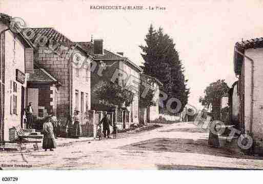 Ville de RACHECOURTSUZEMONT, carte postale ancienne