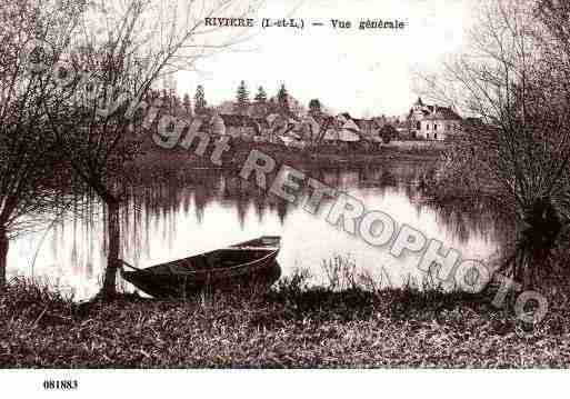 Ville de RIVIERE, carte postale ancienne