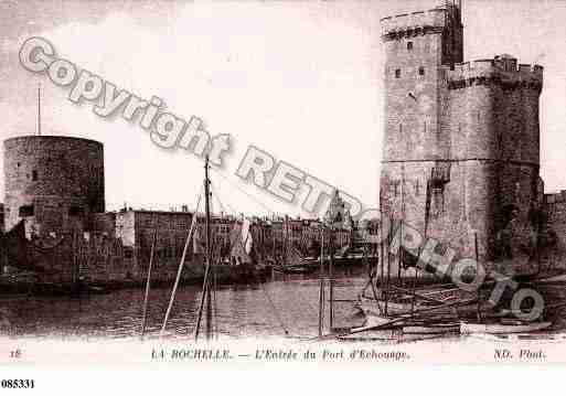 Ville de ROCHELLE(LA), carte postale ancienne