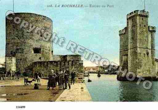 Ville de ROCHELLE(LA), carte postale ancienne